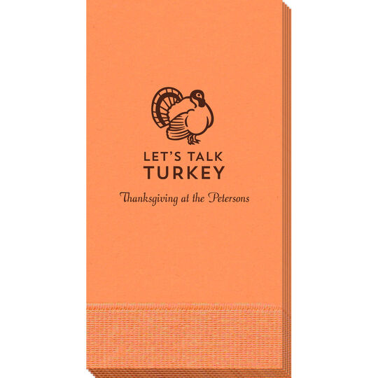 Let's Talk Turkey Guest Towels